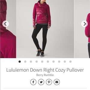 Lululemon Down Right Cozy Pullover